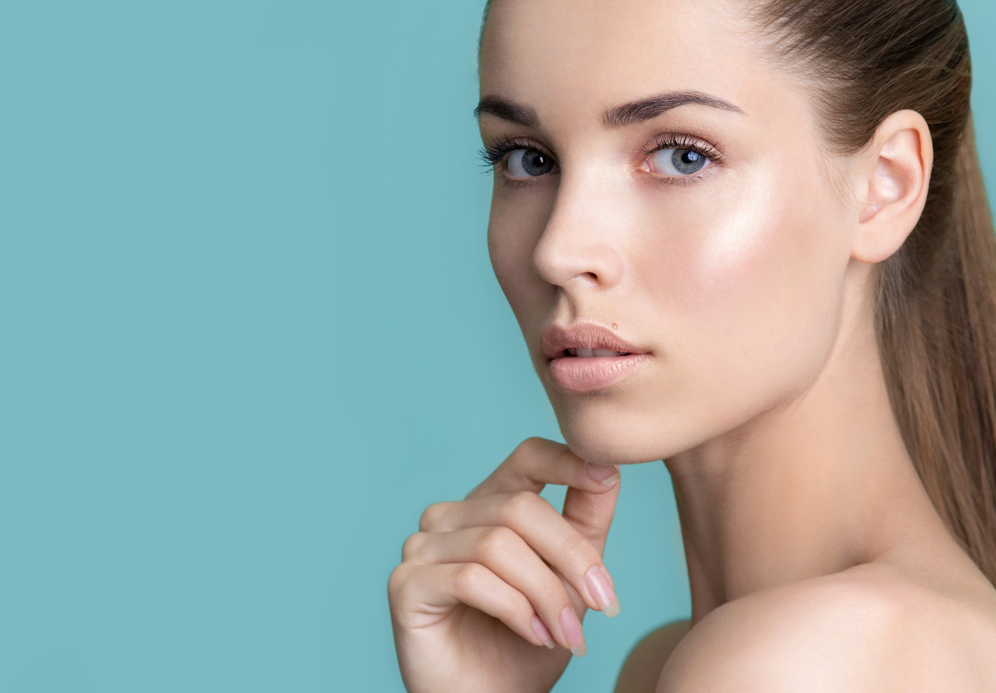 woman with a clear complexion showing benefits of Lumecca IPL treatment