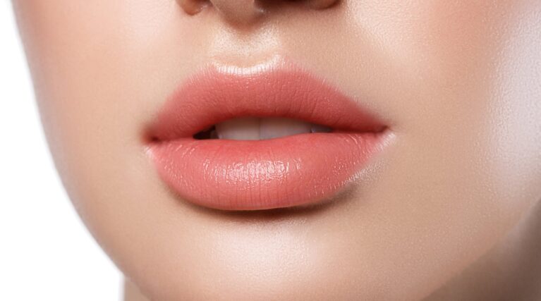 shutterstock_600754814 woman with beautiful lips after thread lift for lips treatment